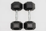 Rubber Hex Dumbbells