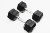 Rubber Hex Dumbbells