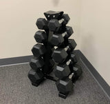 5LB-25LB Dumbbell Set with A-Frame Rack